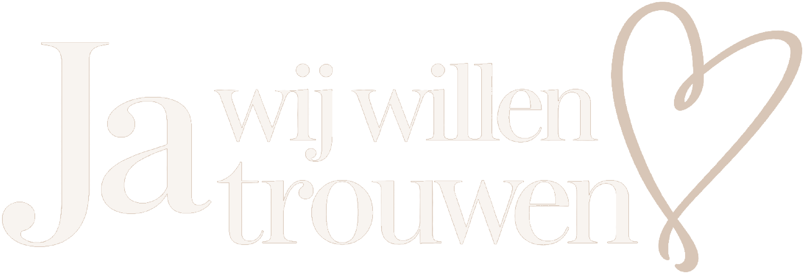 Ja, wij willen trouwen